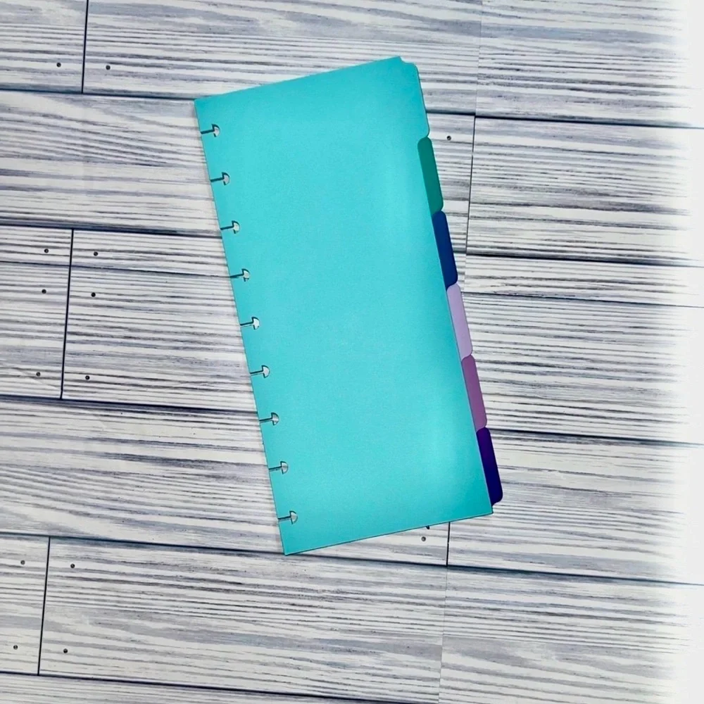 skinny classic planner size Tab dividers mermaid color